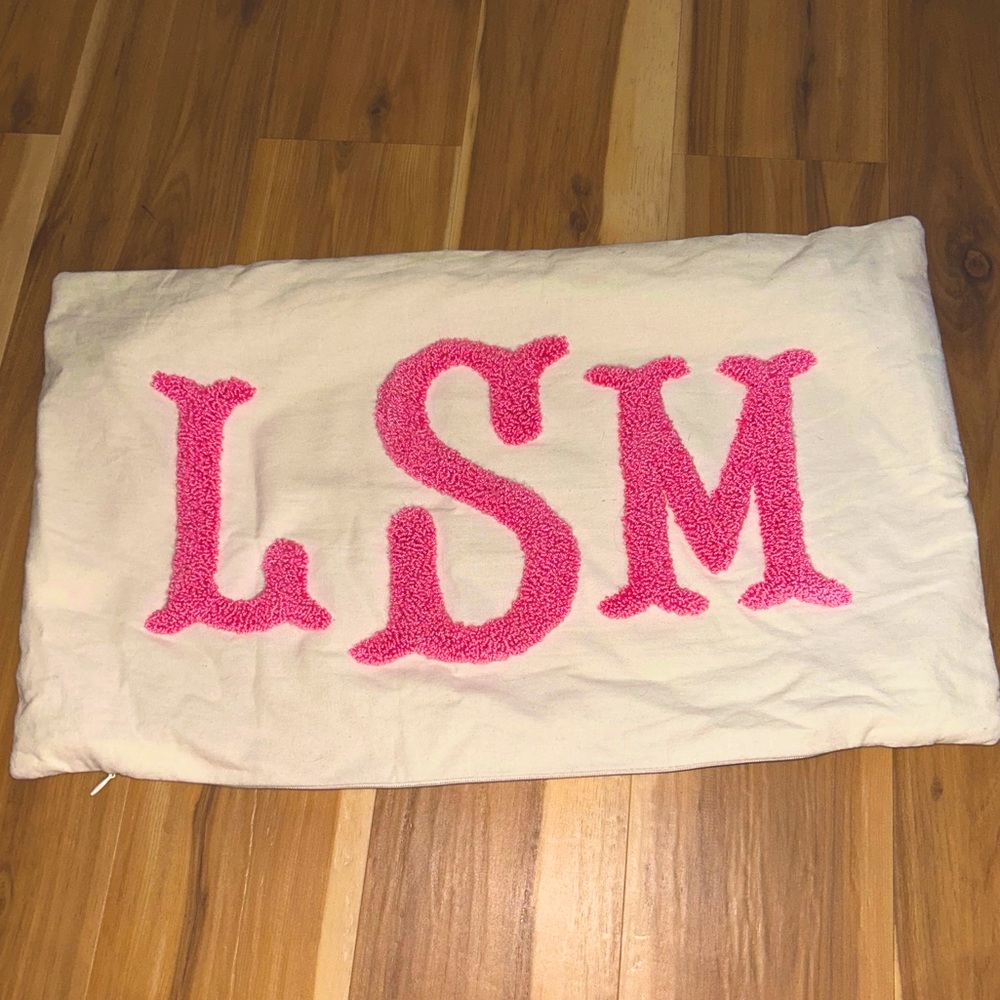 Monogrammed Pillow Case